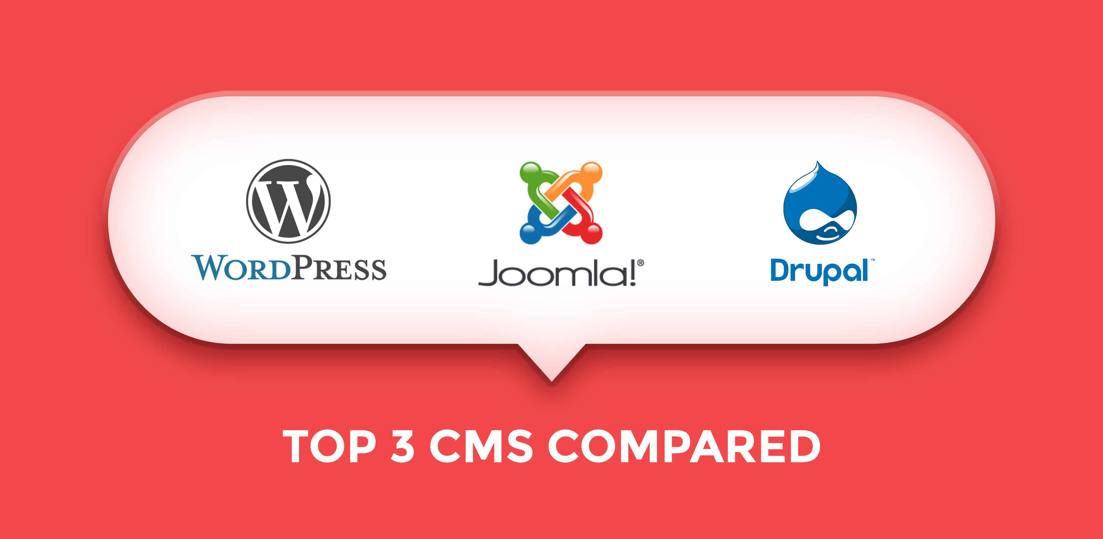WordPress VS Joomla VS Drupal Comparison