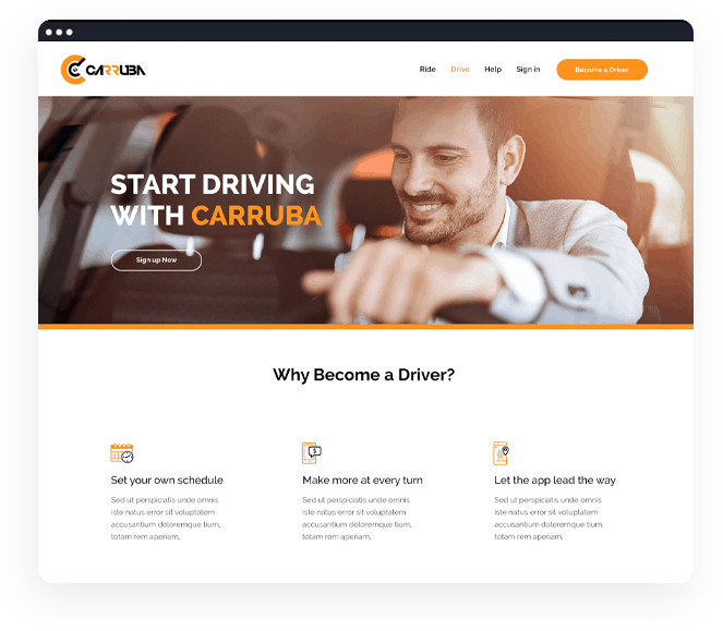 Carruba web application