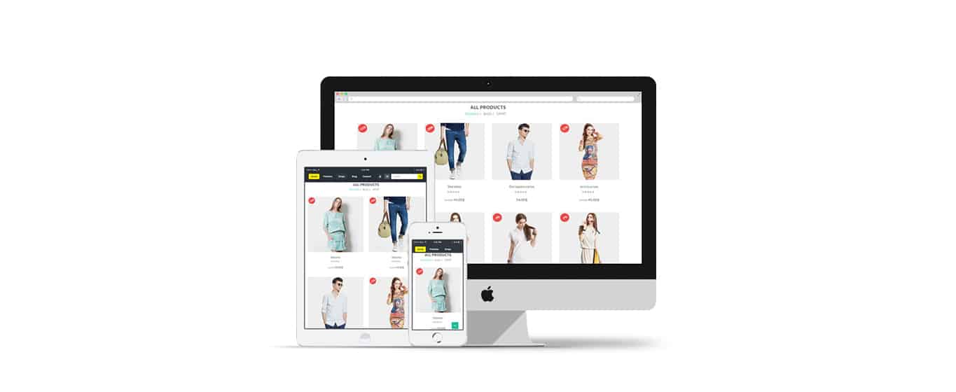 Effective product showcase in ecommerce website design