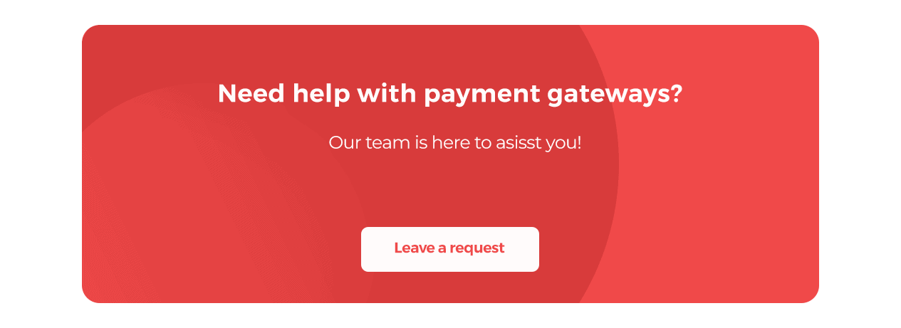 need help with payment gateway