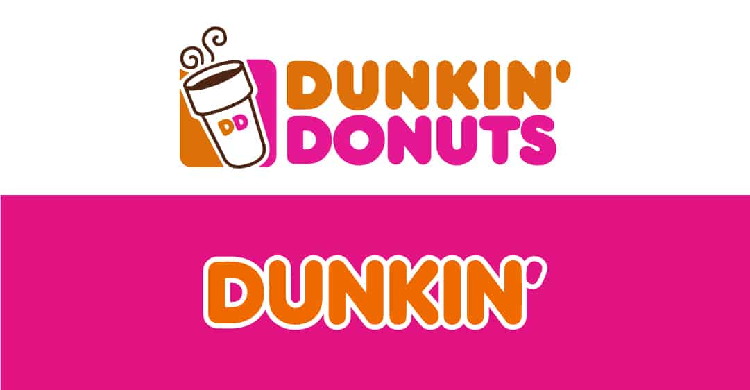 Dunkin donuts rebranding